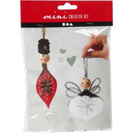 Mini Kreativ Set, Stanzfiguren zum Aufhängen, 1 Set [HOB-977350]