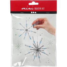 Mini Kit DIY, flocons de neige, 1 Pq. [HOB-977352]