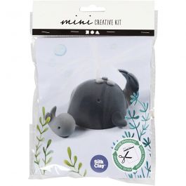 Mini Kit DIY, Baleine et veau, 1 Pq. [HOB-977360]
