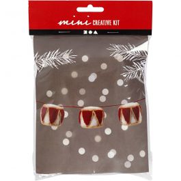 Mini Kreativ Set, Trommel, D 33 mm, Beige, Altrot, 1 Set [HOB-977427]