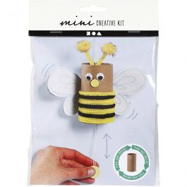 Mini Kit DIY, Une abeille faite à partir d'un rouleau de papier toilette, 1 Pq. [HOB-977435]