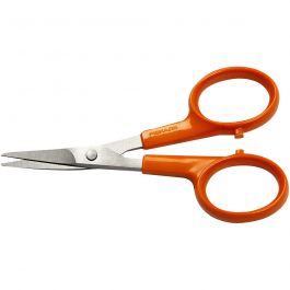 Ciseaux de Précision Classiques, L: 10 cm, kurvet spids, 1pièce/ 1 pièce [HOB-9808]