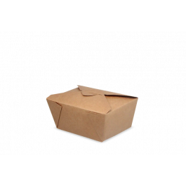 Orientalische Mahlzeitendose 9x6,3x11,3 cm 750ml kraft (450 Stück) [TK-9987066]