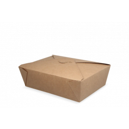 Orientalische Mahlzeitendose 14x6,5x19,7 cm 1800ml kraft (200 Stück) [TK-9987068]