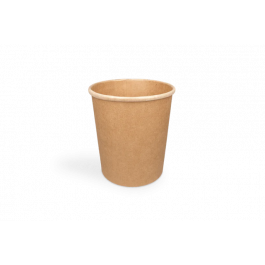 Gobelet à soupe Carton 360ml Ø9 cm 12oz kraft (500 pcs) [TK-9987069]