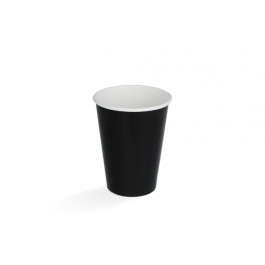 Gobelet à Milkshake petit 360ml Ø9 cm 12oz Noir FSC®Mix (500 pcs) [TK-9987081]