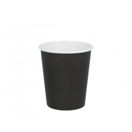 Kaffeetasse 230cc 8oz Ø8 cm Karton Schwarz FSC®Mix (1.000 Stück) [TK-9987087]