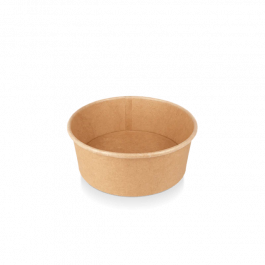 Barquette à salade et à sauce 360ml Ø11,8x5,5 cm kraft (500 pcs) [TK-9987152-1-A]