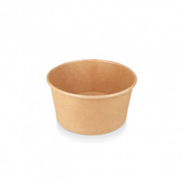 Barquette à salade et à sauce 480ml 16oz Ø11,8cm kraft (500 pcs) [TK-9987153-A]