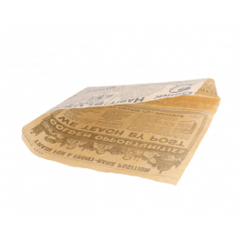 Sachet à hamburger 16x16.5cm papier journal imperméable à la graisse paper (5.000 pcs) [TK-9987263]
