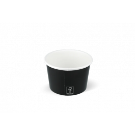 Gobelet à crème glacée Carton 240ml Ø9 cm 8oz FSC®Mix Noir (1.000 pcs) [TK-9987423]