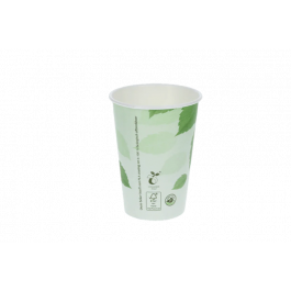 Kaffeetasse Karton 180cc 7.5oz Ø7 cm FSC®Mix grün BIO (2.500 Stück) [TK-9987426]