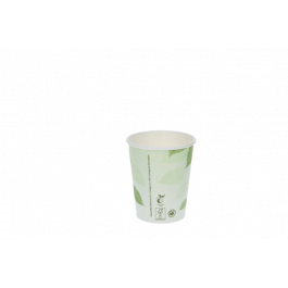 Kaffeetasse Karton 230cc 8oz Ø8 cm FSC® grün (1.000 Stück) [TK-9987429]