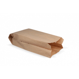 Snack-Tüten gelocht Papier (1 Teich) 14x8x32 cm kraft 50gr (1.200 Stück) [TK-9987486]
