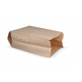 Snack-Tüten gelocht Papier (2 Teich) 16x10x31 cm kraft 50gr (1.000 Stück) [TK-9987488]