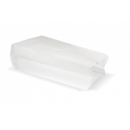 Snack-Tüten gelocht Papier (3 Teich) 16x10x36 cm weiß 45gr (1.000 Stück) [TK-9987491]