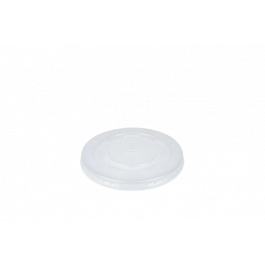 Deckel Plastik Milchshake-Becher Flach mit Kreuz Ø9 cm (1.000 Stück) [TK-9987536]