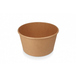 Salade Poke Bowl 1000ml 32oz Ø14,8x7,8 cm kraft (300 pcs) [TK-9987589]