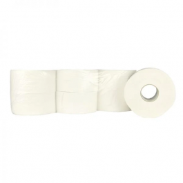 Papier toilette Mini Jumbo 180m 2 Couches Blanc T2 (12 pcs) [TK-9987671]