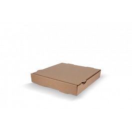Pizzakartons 24x4x24cm Kraftbraun (100 Stück) [TK-9987693]