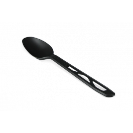 Cuillère réutilisable noire 16 cm CPLA (1.000 pcs) [TK-9988005]