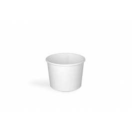 Gobelet à soupe Carton 240ml Ø9 cm 8oz Blanc (500 pcs) [TK-9988008]