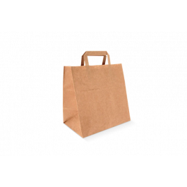 Sac en Papier 26x17x27cm marron (250 pcs) [TK-9988115]