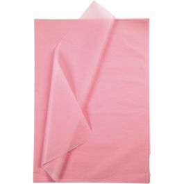 Papier de soie, rose, 50x70 cm, 14 gr, 10 flles/ 1 Pq. [HOB200882]