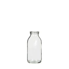 Bouteille en verre 100ml 10,5cm de hauteur Ø 5cm (plateau avec 32 pièces) [IFS-28072]