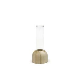 Base en bois avec tube à essai de 2 cm de diamètre et de 10 cm de hauteur (1 pièce) [IFS-29216]