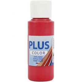 Plus Color Bastelfarbe, Purpurrot, 60 ml/ 1 Fl. [HOB39628]