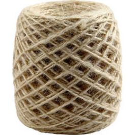 Chanvre naturel, naturel, ép. 1-2 mm, 150 m/ 1 rouleau [HOB503239]