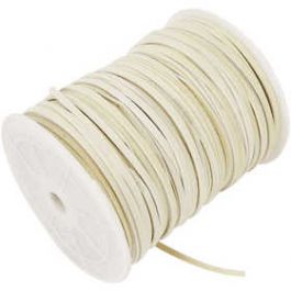 Band aus Wildlederimitat, Beige, 3 mm, 100 m, 1 Rolle [HOB51520]