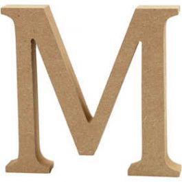 Lettre, M, H: 13 cm, ép. 2 cm, 1 pièce [HOB56322]