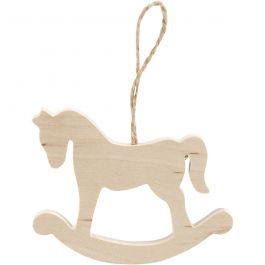 Cheval à bascule, H: 6 cm, L: 8 cm, 1 pièce [HOB565118]