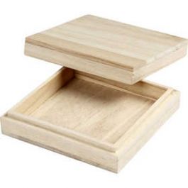 Boîte, H: 3 cm, dim. 10x10 cm, 1 pièce [HOB567650]
