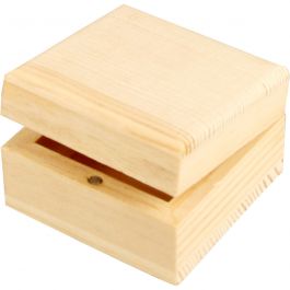 Boîte à bijoux, dim. 6x6x3,5 cm, 1 pièce [HOB576290]