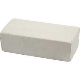 Soft Clay Knetmasse, Weiß, Größe 13x6x4 cm, 500 g/ 1 Pck. [HOB78681]