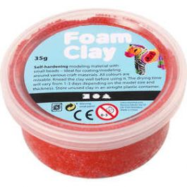 Foam Clay®, rouge, 35 gr/ 1 boîte [HOB78923]