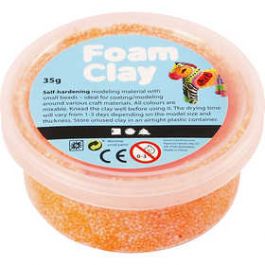 Foam Clay®, orange néon, 35 gr/ 1 boîte [HOB78928]