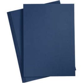 Papier cartonné, bleu, A4, 210x297 mm, 220 gr, 10 pièce/ 1 Pq. [HOB219014]