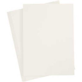 Papier cartonné, blanc cassé, A4, 210x297 mm, 220 gr, 10 pièce/ 1 Pq. [HOB219022]