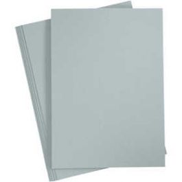Papier cartonné, gris, A4, 210x297 mm, 220 gr, 10 pièce/ 1 Pq. [HOB219026]