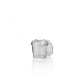 Pots à sceller Ø 69x67,3mm ronds PP transparent (1110 pièces) [RD-440053B]