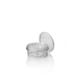 Pots à sceller Ø 95x55,6mm ronds PP transparent (448 pièces) [RD-440114A]