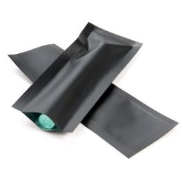 Sac à sécurité enfant noir mat, 3.8 x 10.2 cm (100 Pieces) [CRB4B]
