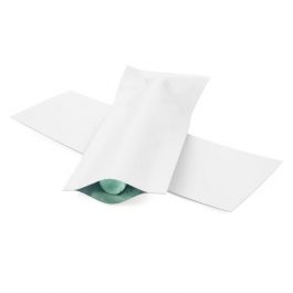 Sac à sécurité enfant blanc mat, 3.8 x 10.2 cm (100 Pieces) [CRB4W]
