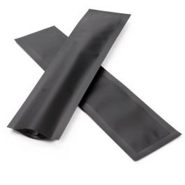 Sac à sécurité enfant noir mat, 3.8 x 15.2 cm (100 Pieces) [CRB6B]
