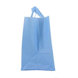 Sac plastique pour repas 21 + 15 x 19 cm Bleu (250 pcs) [FP-DQL017]