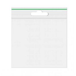 Sachet zip transparent au meilleur prix 10x15 cm PE 50 microns avec trou de suspension européen (1000 pcs) [2PEC1015E]